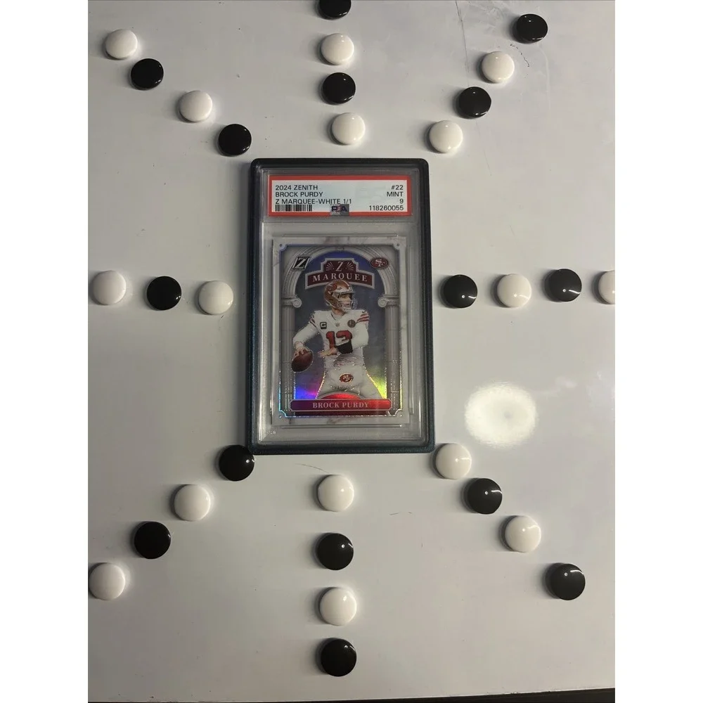 2024 Panini Zenith- Brock Purdy - Z MARQUEE WHITE 1/1 One Of One -‎ 49ers PSA 9